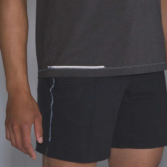 Lululemon R.A.D. Short Sleeve T-Shirt Heathered Black 21071 - Picture 2 of 10